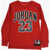 Nike Air Jordan Long Sleeve T-Shirt With Embossed Logo Red