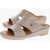 CORNELIANI Woven Leather Sandals With Rubber Sole Beige