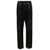 Isabel Marant 'Brina' Black Pants with Drawstring Closure in Shiny Faux Leather Woman BLACK