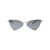 Saint Laurent Saint Laurent Eyewear Sunglasses 010 SILVER SILVER SILVER