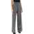 Vivienne Westwood Lauren Trousers In Donegal Tweed BLACK WHITE