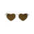 Saint Laurent Saint Laurent Eyewear Sunglasses 015 GOLD GOLD BROWN