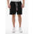 Diesel Cotton P-Stelt Shorts With 3 Pockets Black