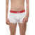 Diesel Stretch Cotton Umbx-Damien Boxer With Back Print White