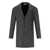 Manuel Ritz MANUEL RITZ MELANGE GREY SINGLE BREASTED COAT Grey