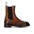 Doucal's DOUCAL'S DECO' BROWN CHELSEA BOOT Leather