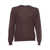 Fedeli 140 classic pullover Brown