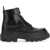 Dolce & Gabbana Ankle Boot With Logo Plaque BLACK