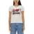 MOSCHINO JEANS Peace & Love T-Shirt WHITE