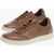 CORNELIANI Id Deerskin Low Sneakers Brown