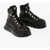 Moschino Love Leather Climb60 Hiking Boots With Platform 6Cm Black
