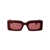 Alexander McQueen Alexander McQueen Sunglasses 003 BURGUNDY BURGUNDY RED