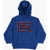 Diesel Red Tag Oversized Stost Hoodie With Patch Pocket Blue