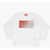 Diesel Red Tag Crew-Neck Sweatshirt Selsc With Gradient Logo White