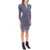 Isabel Marant Stretch Silk Celina Mini Dress BLUE