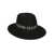 Maison Michel MAISON MICHEL Virginie logo-tape fedora hat BLACK