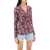 Isabel Marant Lyss Long Sleeve Jersey Top MIDNIGHT PINK