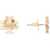 Tory Burch Kira Stud Earrings ROSE GOLD