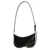 MUGLER Mugler 'Small Denim Spiral Curve 01' Shoulder Bag Black