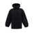 MAISON KITSUNÉ Black Long Down Jacket With High Neck And Fox Head Patch In Nylon Woman BLACK
