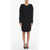 Dries Van Noten Puffed Sleeved Denzo Dress With Back Zip Black