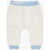 Fendi Embroidered Pants With Elastic Waistband Light Blue