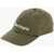 Palm Angels Cotton Cap With Embossed Logo Military Green