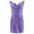 NORMA KAMALI Norma Kamali "Deep Drape Neck" Dress PURPLE