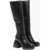 NODALETO Leather Bulla High Boots With Squared Heel 8,5Cm Black