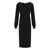 TWINSET TWINSET BLACK KNITTED MIDI DRESS Black