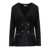 TWINSET TWINSET BLACK KNITTED DOUBLE BREASTED JACKET Black