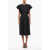 Chloe A-Line Dress With Short Sleeves And Ruffles Black