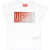 Diesel Red Tag Logo Printed Tesl Crew-Neck T-Shirt White