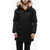 NOBIS Multipocketed Yves Down Jacket With Coyote Fur Black