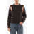 RAMAEL Cashmere Sweater With Cut Out Detailing Brown