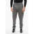 Alexander McQueen Single-Pleated Houndstooth Wool Pants Black & White