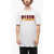 Philipp Plein Couture Ss Flame Crew-Neck T-Shirt With Embroidered Logo Multicolor