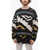 RAMAEL Distressed Jacquard Cashmere Blend Pullover With Crew Neck Multicolor
