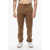 Incotex Checkered Cotton Loose Fit Chinos Pants Beige