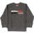 Diesel Red Tag Brushed Cotton Sadon Crew-Neck Sweatshirt With Print Gray