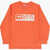 Diesel Red Tag Long Sleeve Ticon Crew-Neck T-Shirt Orange