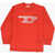 Diesel Red Tag Long Sleeve Tdad Crew-Neck T-Shirt Red