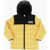 Diesel Red Tag Two-Tone Padded Jlols Jacket With Hood Yellow