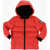 Diesel Red Tag 2 Pockets Joodx Padded Jacket With Fleeced Inner Red