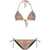 Burberry BURBERRY Check motif triangle bikini set Beige