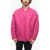Valentino Garavani Pink Pp Fur Lined Iconic Stud Bomber Jacket Pink