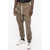 1989 STUDIO Solid Color Cargo Pants With Elastic Waistband Military Green