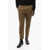 PT01 Edge Cropped Fit Cotton Chinos Pants Brown