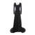 GIUSEPPE DI MORABITO Giuseppe Di Morabito Long Dress  "Flowers" Black