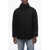 HEVO Solid Color Jacket With Hood And Zip Closure Black
